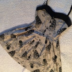 Nautical Sourpuss halter dress